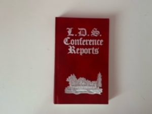 Reprint of 1908- LDS Conference Report