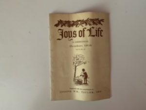 1938- Joys of Life October 1938