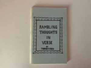 Rambling Thoughts in Verse- Thomas R. Rees