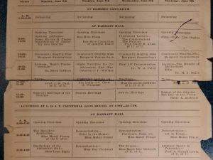 June 6-9, 1921 — Broadside — Bee Keeper’s Institute Under Direction of The General Board Y.L.M.I.A.