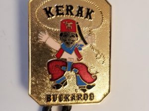 Kerak Temple Reno Nevada — Bolo — Braided Leather Strap — Kerak Buckaroo