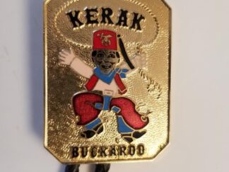 Kerak Temple Reno Nevada — Bolo — Braided Leather Strap — Kerak Buckaroo