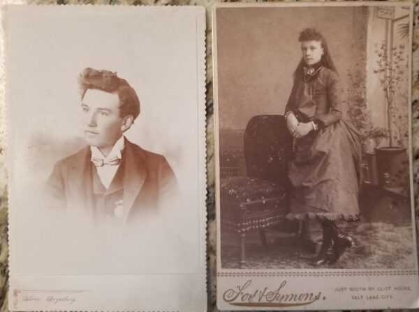 2 Old Cabinet Cards