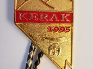 Kerak Temple Reno Nevada Bolo — Braided Leather Strap — Kerak 1995