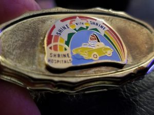 “Shine With Shrine” — Shrine Hospitals — Scarf Slide ?