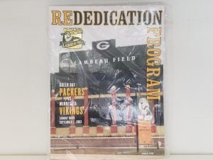 2003 ~ Rededication Program (Highlight: Greenbay Packers Vs Minnesota Vikings