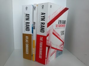 3 Paperback Books by Ayn Rand (See Details)