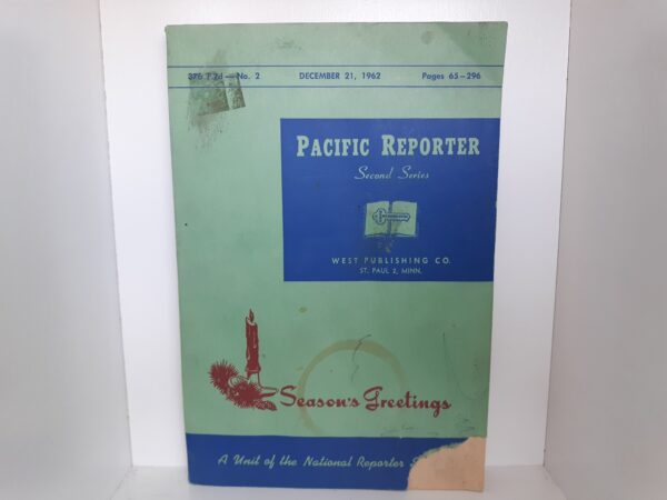 Pacific Reporter: 376 p.2d ― No. 2, December 21, 1962 (1962)
