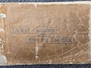 1899 — YMMIA & Missionary Hymn & Tune Book — Prof. E. Stephens — George Q. Cannon & Sons — Oblong Softbound