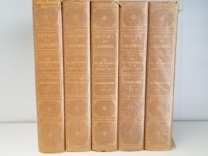 1915 — History of California — Zoeth Skinner Eldredge — 5 Volume Set in Beautiful 3/4 Leather — With Rare Original Dust Jackets!
