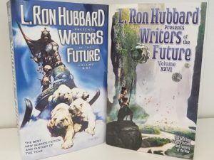 2 Science Fiction Paperbacks — L. Ron Hubbard Presents Writers of the Future — Volumes XXI and XXVI