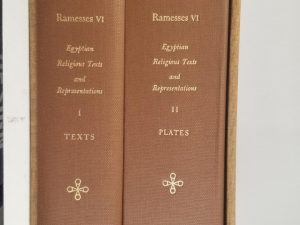 Tomb of Ramesses VI — Egyptian Religious Texts & Representations — Text & Plates — Two Volume Set — In Slip Box