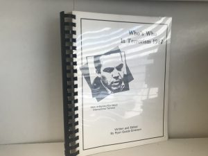 Who’s Who in terrorism 1987 ~ Ryan Quade Emerson