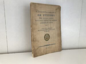1927 ~ Sangsallskapet De Svenske “The Singing Vikings” National Chorus of Sweden American Tour ~ Edward Adams-Ray