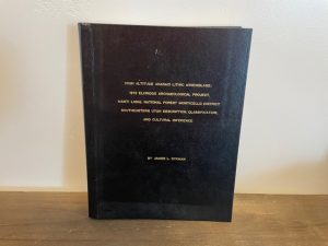 1976 ~ High Altitude Anasazi Lithic Assemblage: 1972 Elkridge Archaeological Project ~ James L. Dykman