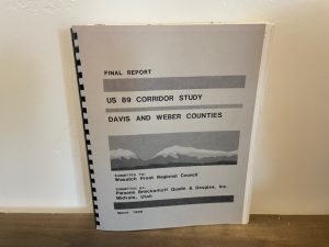 1989 ~ Final Report ~ US 89 Corridor Study ~ Davis and Weber Counties