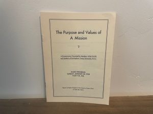 1938 ~ The Purpose and Values of a Mission ~ Radio Program