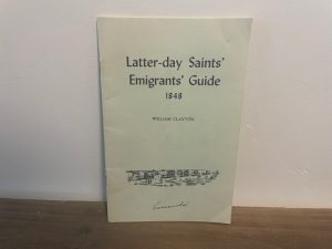 Latter-day Saints’ Emigrants’ Guide 1848 ~ William Clayton (Signed by Kate Carter)