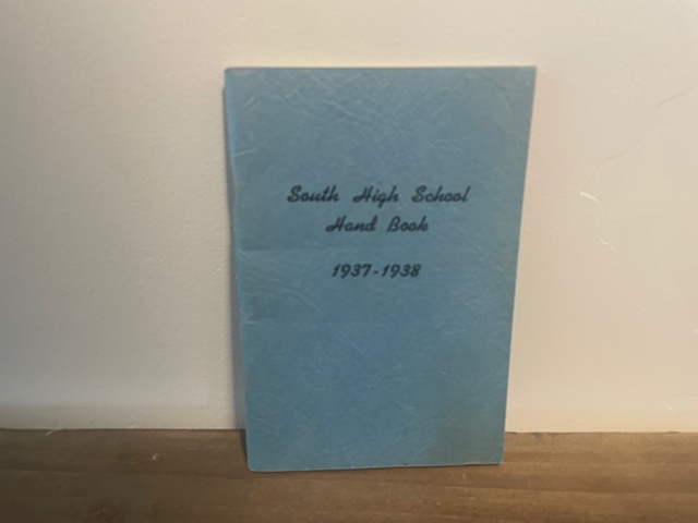 South High School Hand Book 1937-1938