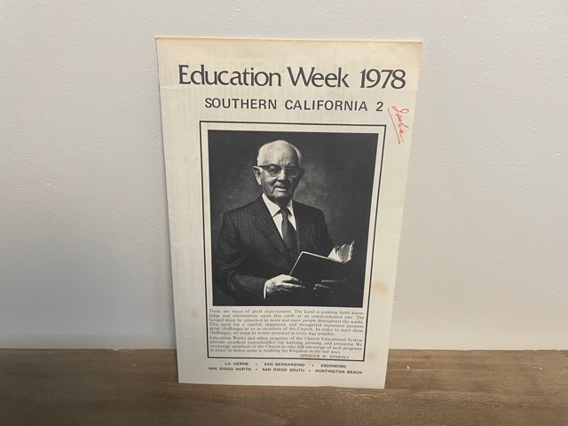 Education Week 1978 ~ Southern California 2