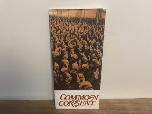 Common Consent ~ Elder Bruce R. McConkie