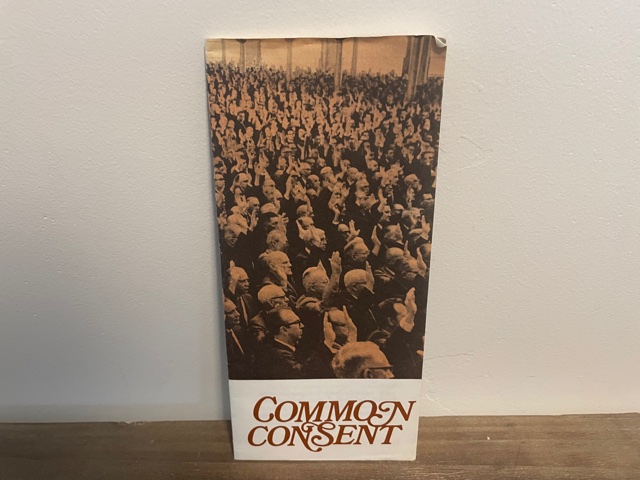 Common Consent ~ Elder Bruce R. McConkie