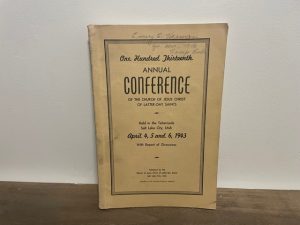 1943 ~ On Hundred Thirteenth Annual Conference of the Church of Jesus Christ of Latter-day Saints ~ April 4, 5 and 6