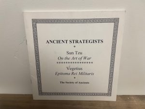 Gareth Simon ~ Ancient Strategies ~ Sun Tzu ~ On the Art of War ~ Vegetius ~ Epitoma Rei Militaris