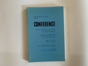1973- One Hundred forty Third Annual Conference April 6,7,8 1973