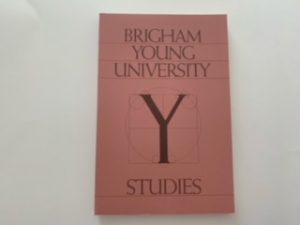 1985- BYU Studies Winter 1985 Vol. 25 No.1