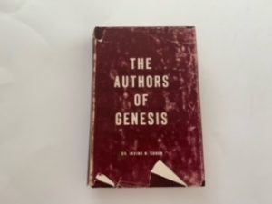 1996- The Authors of Genesis- Dr. Irving h. Cohen