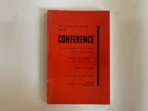 1972- One Hundred forty Second Annual Conference April 6,8,9 1972