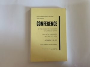 1972- One Hundred Forty-Second semiannual Conference Report October 6,7,8