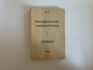 1951- Pensamientos Para Tarjetas y Postales