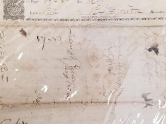 1844 -- Document Signed by Robert F. Smith (The Main Conspirator in the Assassination / Murder of the Prophet Joseph Smith at Carthage)