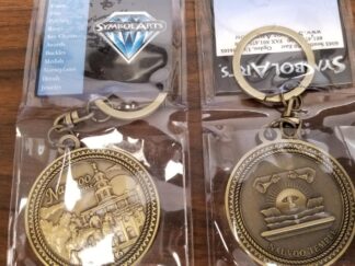 Nauvoo, Illinois 2016 --- Nauvoo Temple --- Pewter Key Chain --- New