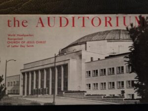 The Auditorium, World Headquarters Reorganized Church of Jesus Christ of Latter Day Saints – Pamphlet
