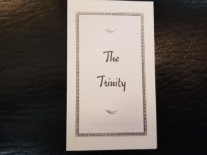 Church of Jesus Christ Cutlerite — The Trinity — Rupert J. Fletcher — Pamphlet