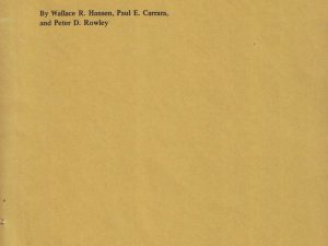 Geologic Map of the Crouse Reservoir Quadrangle, Utah (Map GQ-1554)