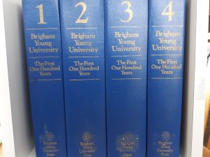 Brigham Young University: The First One Hundred Years 4 Vol. Set (Ex-Library) (1975-1976) ~ Edited by Ernest L. Wilkinson