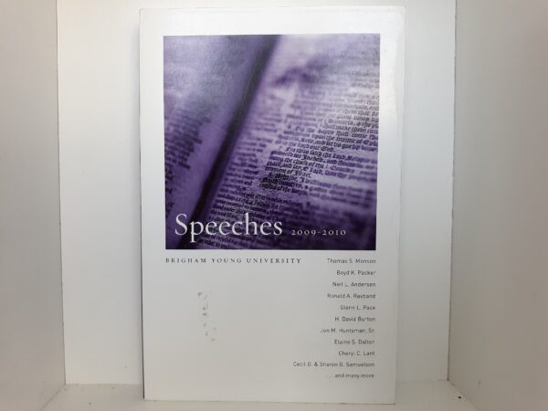 Brigham Young University: Speeches: 2009-2010 (2010)