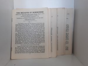 The Breadth of Mormonism Issue Numbers 1-7, 9-28