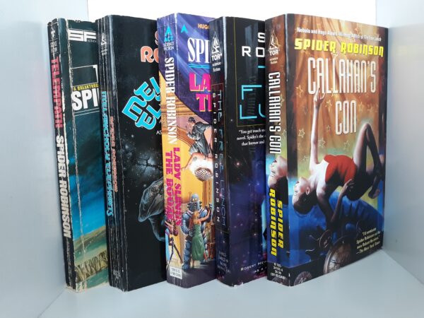 5 Sci-Fi Novels by Spider Robinson (See Details)