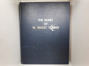 1973 — The Diary of W. Ernest Young — Signed and Inscribed — Walter Ernest Young — Large Size Hardbound