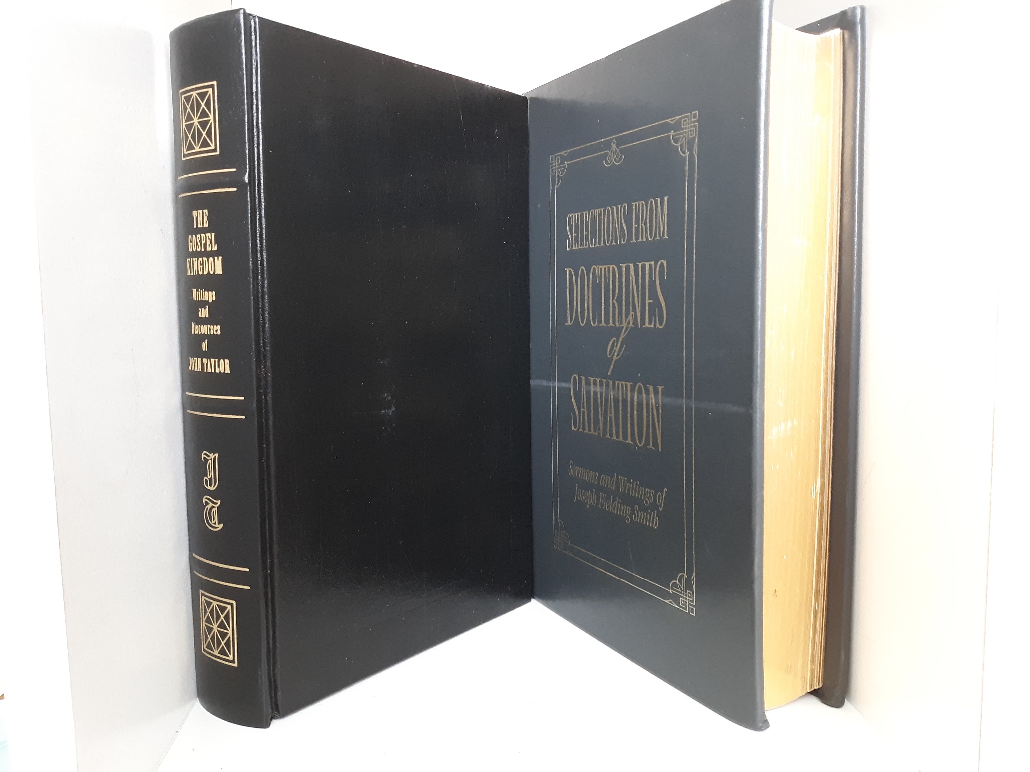 2 LDS Leather Books (See Details)