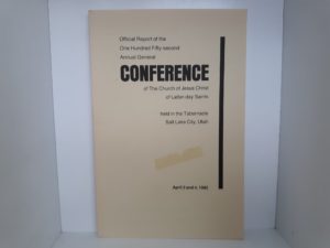 LDS General Conference Report: April 3 and 4, 1982 (1982)