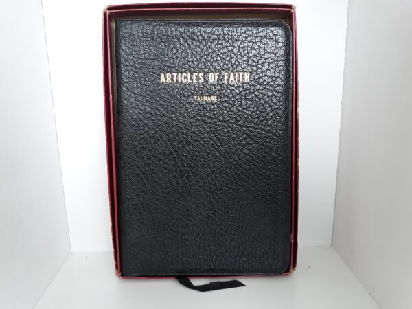 Articles of Faith (Leather w/ Box) (1963) ~ by James E. Talmage