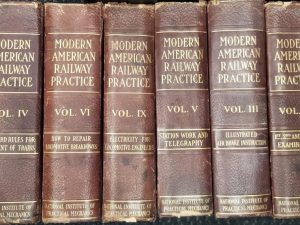 1908 — Modern American Railway Practice —  SET — Volumes 1-7 & 9-10 — [Missing Volume 8]