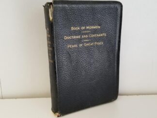 1951 --- Triple Combination --- Bendable Black Leather