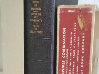 1958 / 1957 / 1957 / 1957 — Quadruple Combination — Black Leather — In Original Box! — No Markings in Text!